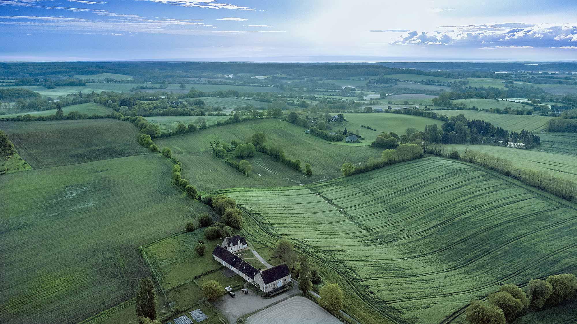 Campagne percheronne autour de Boissy-Maugis et Cour-Maugis sur Huisne