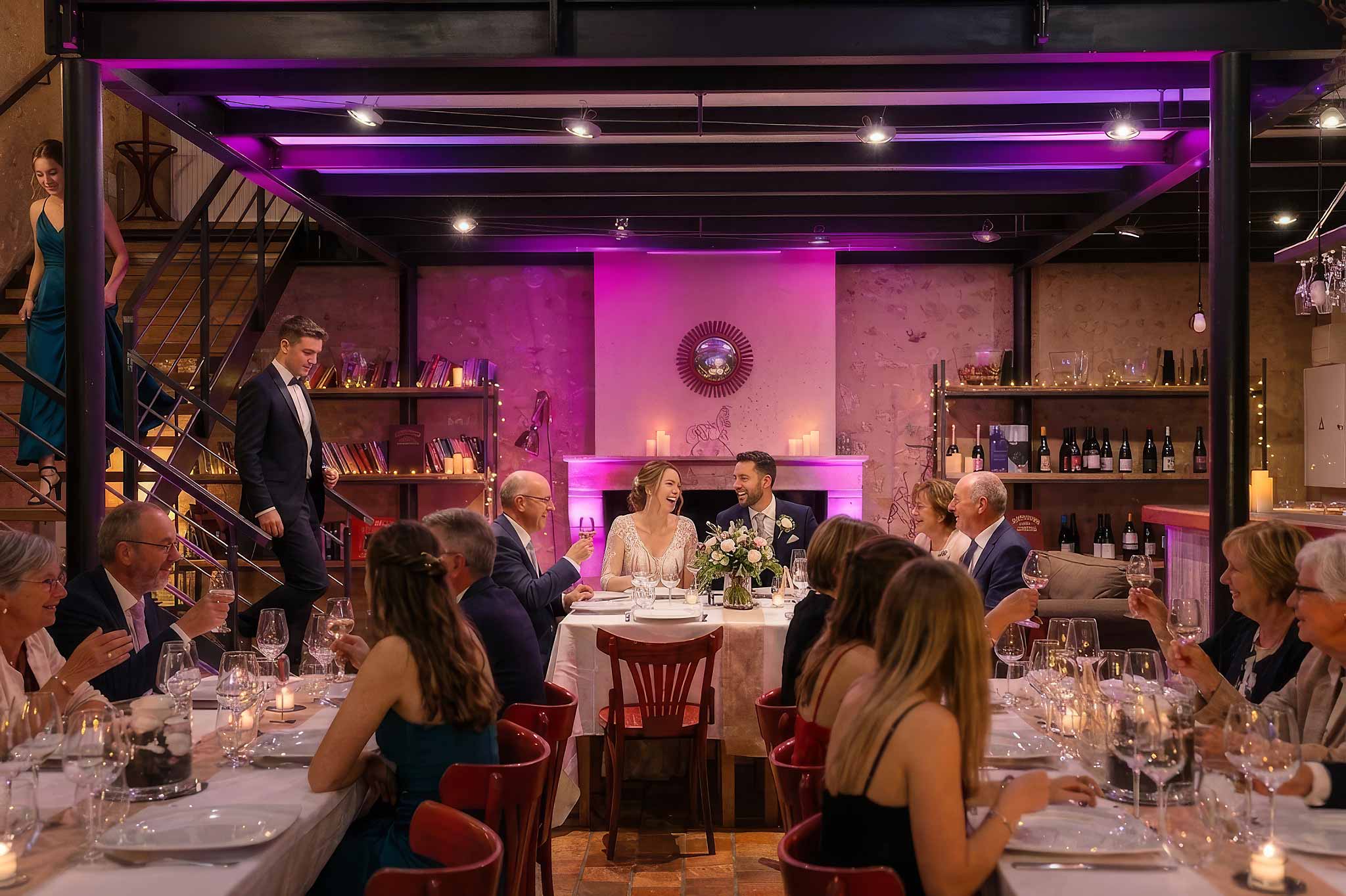 Repas de mariage au Domaine des Écuries dans le Perche