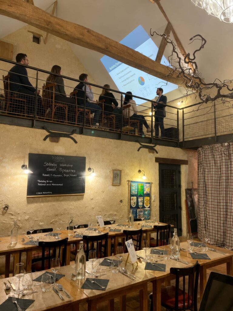 Espaces de travail et mezzanines pour team building dans le Perche