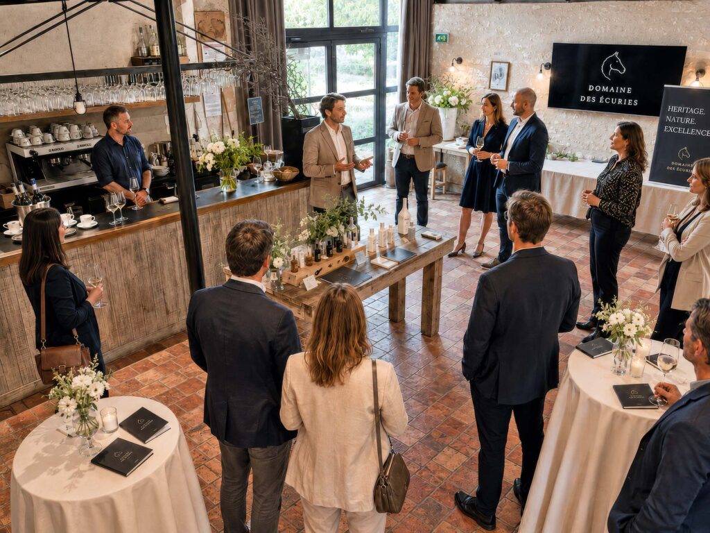 Lancement produit au Domaine des Écuries dans le Perche
