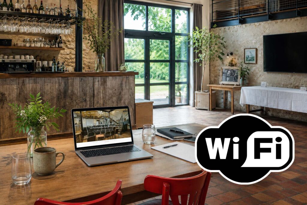 Matériel et installation d’une salle de séminaire au Domaine des Écuries - wifi haut débit