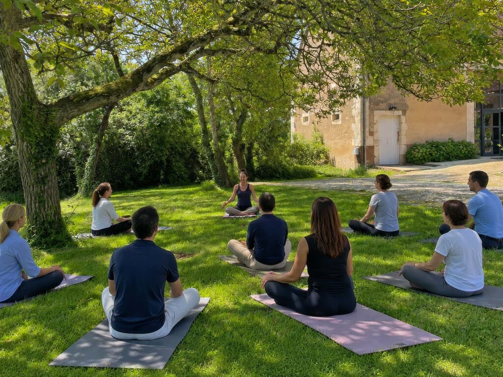 Yoga et sylvothérapie dans la nature du Perche